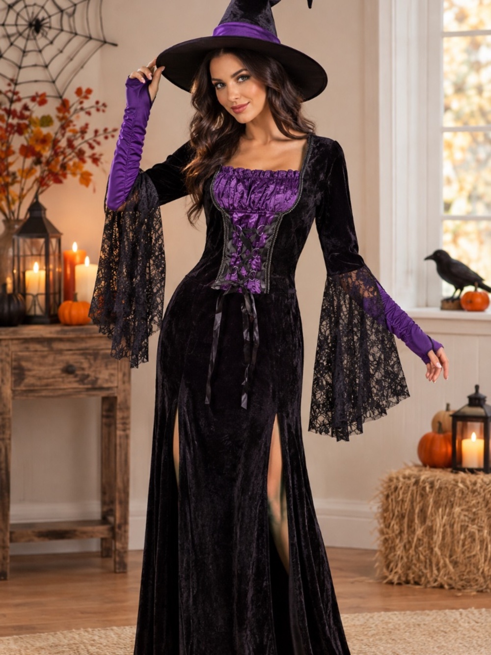 Women’s Gothic Witch Halloween Costume